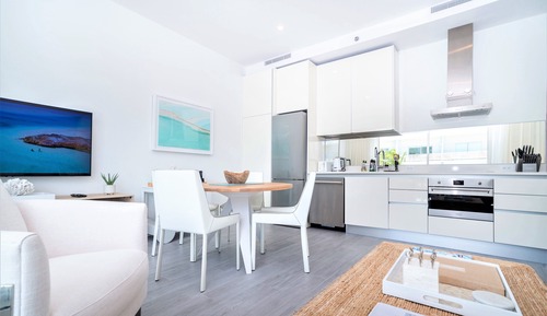 Luxury-Apartment, 1 King-Bett und Schlafsofa, Balkon