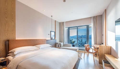Premium-Zimmer, 1 King-Bett, Seeblick