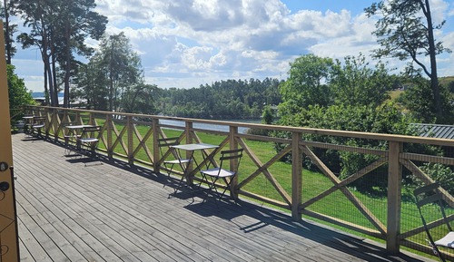 Standard-Zweibettzimmer, Terrasse, eingeschränkter Seeblick