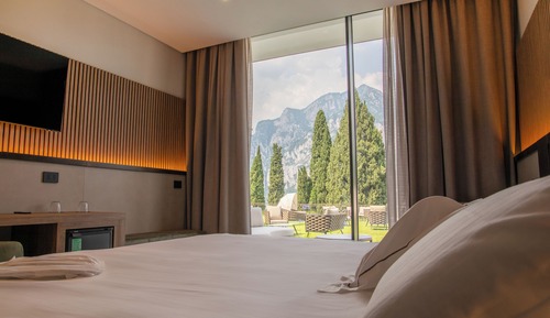 Standard-Doppel- oder -Zweibettzimmer, Gartenblick