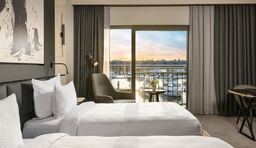 Standardzimmer, 2 Einzelbetten, Meerblick