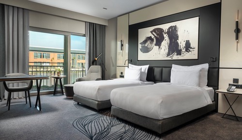 Standardzimmer, 1 King-Bett, Blick auf den Jachthafen