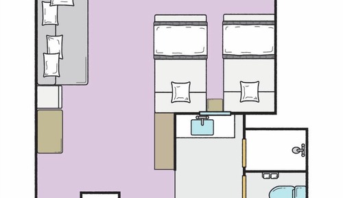 Zweibettzimmer, Nichtraucher (Deluxe)