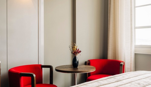 Zimmer, 2 Doppelbetten