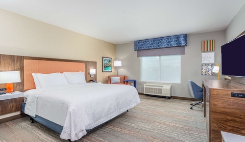 Zimmer, 1 King-Bett, barrierefrei (Roll-In Shower)