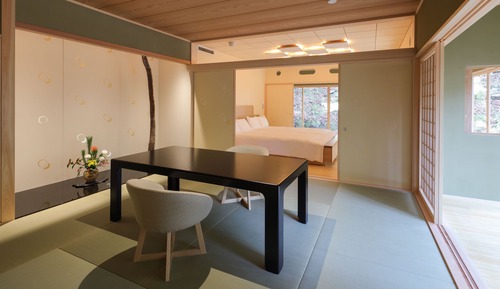 Superior-Zweibettzimmer, Nichtraucher, Bergseite (Wakaba Half Board Upgraded Kaiseki)