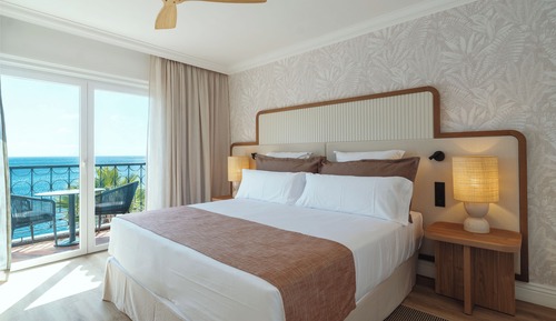 Familien-Doppelzimmer, Balkon, Meerblick (3 adults + 1 child)
