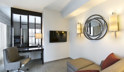 Suite, 1 Queen-Bett und Schlafsofa, barrierefrei, Nichtraucher