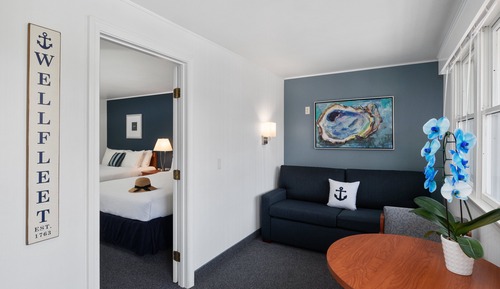 Junior-Suite, 1 Schlafzimmer, Kühlschrank und Mikrowelle