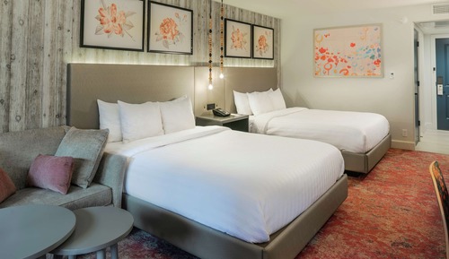 Zimmer, 2 Queen-Betten, barrierefrei (Hearing Riverside)