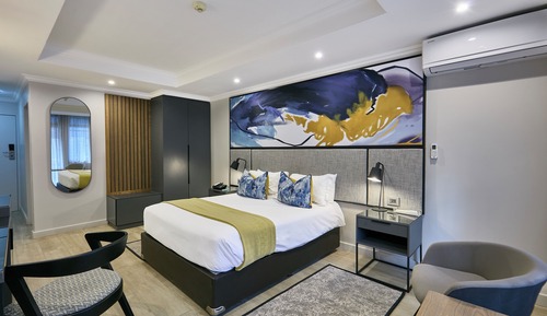 Standardzimmer, 1 Doppelbett, Gartenblick