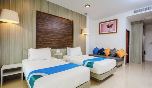 Deluxe-Zweibettzimmer, 1 Schlafzimmer, Balkon