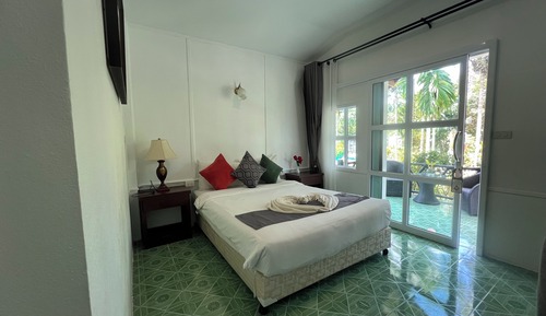 Standard-Bungalow, 1 Queen-Bett, Terrasse, Gartenblick