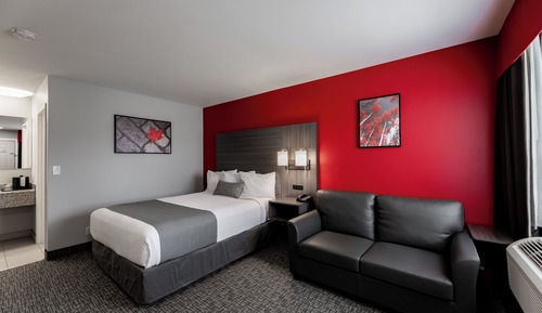 Zimmer, 1 Queen-Bett, Küche