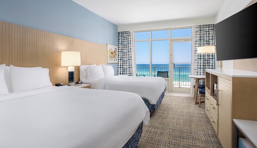 Standardzimmer, 2 Queen-Betten (Mobility Roll-In Shower)