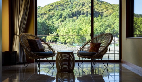 Luxury-Zweibettzimmer, Nichtraucher, Flussblick (KOCHO, Japanese-Style Room w/ Terrace)