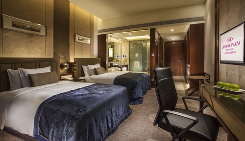 Standardzimmer, 2 Doppelbetten, Stadtblick