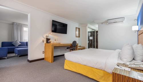 Studiosuite, 1 King-Bett, Nichtraucher, zum Garten hin