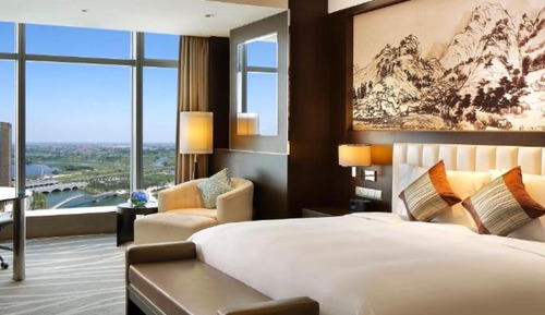 Premium-Zimmer, 1 King-Bett, Stadtblick