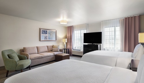 Studiosuite, 2 Queen-Betten, barrierefrei, Küche (Communications, Accessible Tub)