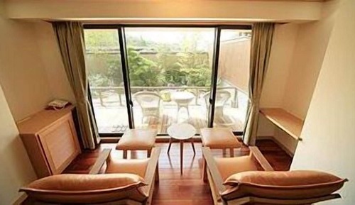 Special Japanese Western Style Room with Open Air Bath (Check in until 18:00)