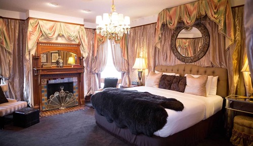 Luxury-Suite, 1 King-Bett, Kamin (Champagne)