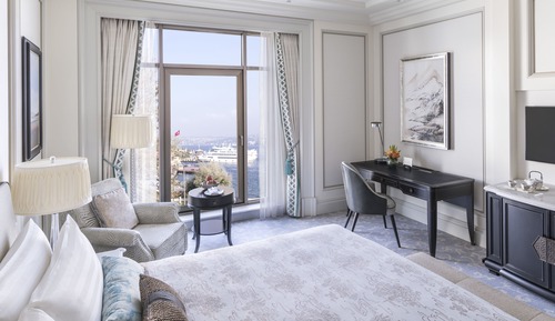 Deluxe-Zweibettzimmer (Bosphorus Partial View)