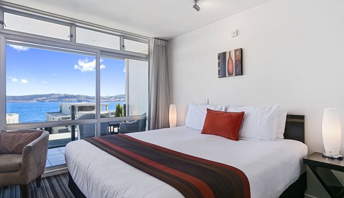 Luxury-Studio, 1 King-Bett, Seeblick
