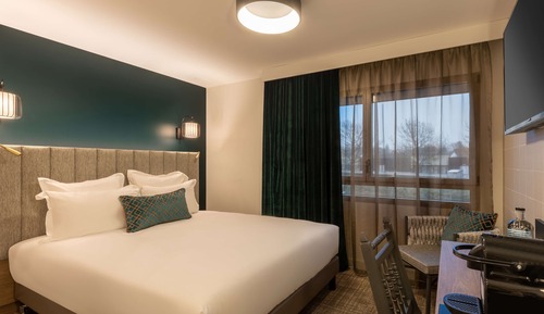 Classic-Zimmer, 1 Doppelbett, barrierefrei, Nichtraucher (Walk-in Shower)