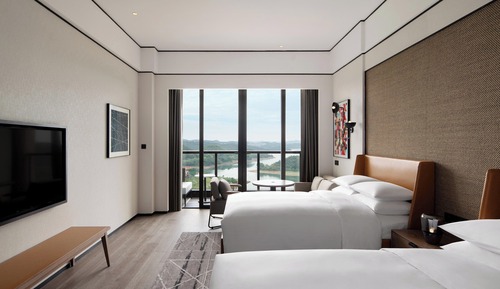 Club-Zimmer, 2 Doppelbetten, Raucher, Seeblick (Club Premier, Balcony)