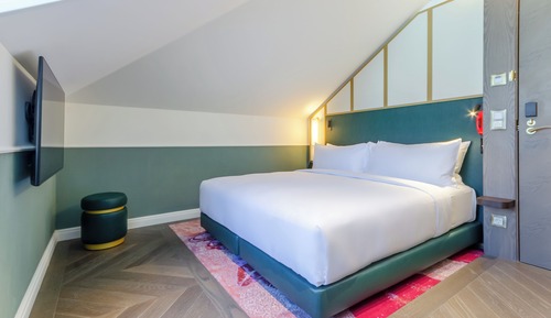 Zimmer, 1 King-Bett, barrierefrei