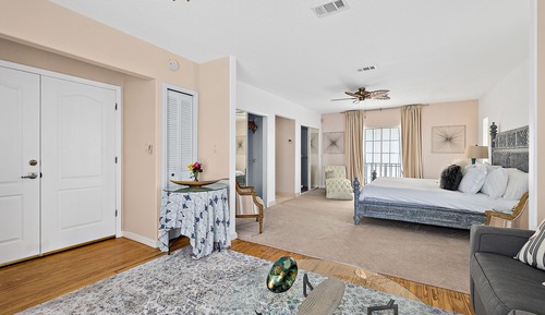 Suite estudio panorámica, 1 cama de matrimonio grande con sofá cama, vistas al mar, frente al mar