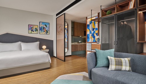 Premier-Zimmer, 1 Queen-Bett, Nichtraucher, Stadtblick