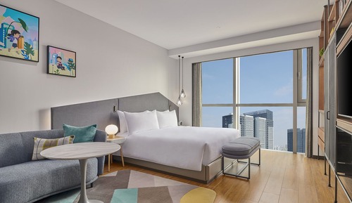 Superior-Zimmer, 1 Queen-Bett, Nichtraucher, Stadtblick