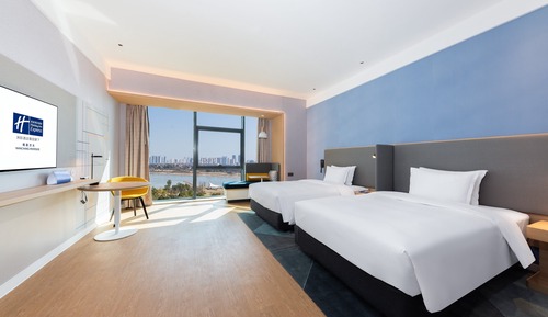 Standardzimmer, 2 Einzelbetten, Flussblick