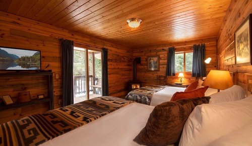 Deluxe-Zimmer, 2 Queen-Betten, Kamin