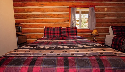 Standard-Ferienhütte, 2 Queen-Betten, Terrasse, Bergblick