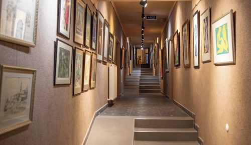 Standard-Doppel- oder -Zweibettzimmer, 1 Queen-Bett, Balkon, Talblick