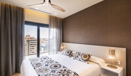 Luxury-Penthouse, 2 Schlafzimmer, Terrasse, Stadtblick