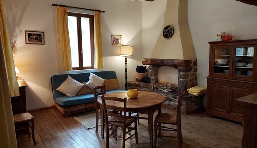 Comfort-Ferienhaus, mit Bad, Gartenblick (Estragon)