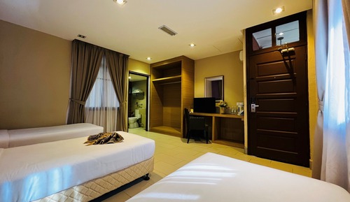 Deluxe-Dreibettzimmer, 3 Einzelbetten