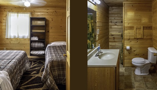 Ferienhütte, 2 Schlafzimmer
