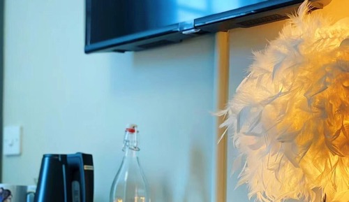 Comfort-Doppelzimmer, mit Bad, Stadtblick