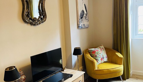 Apartment, mit Bad, Blick auf den Innenhof