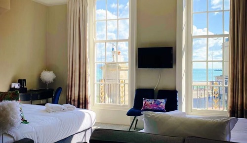 Doppelzimmer, mit Bad, Meerblick