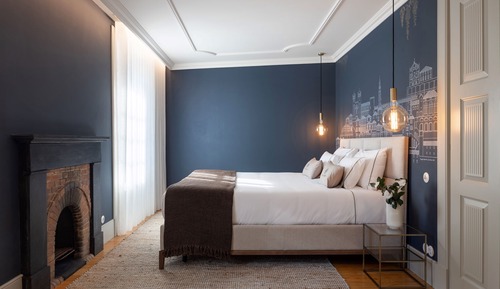 Superior-Doppelzimmer, Flussblick, zum Garten hin