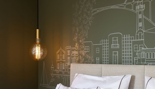 Comfort-Doppelzimmer, Flussblick, zum Garten hin