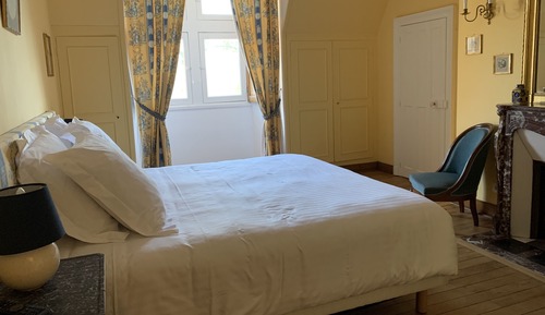 Deluxe-Doppelzimmer, mit Bad, Parkblick (Chambre jaune)