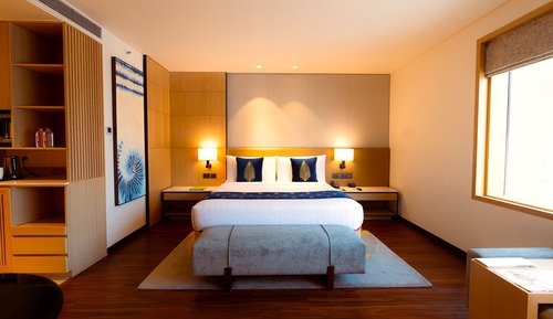 Executive-Zimmer, 1 King-Bett, Stadtblick