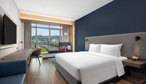 Standardzimmer, 1 King-Bett, Stadtblick